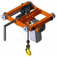 chain hoist lifting system for maintenance in rolling mill