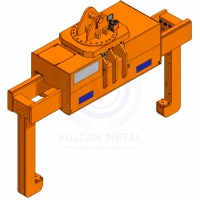 coil tong for coil handling in steel production logistics