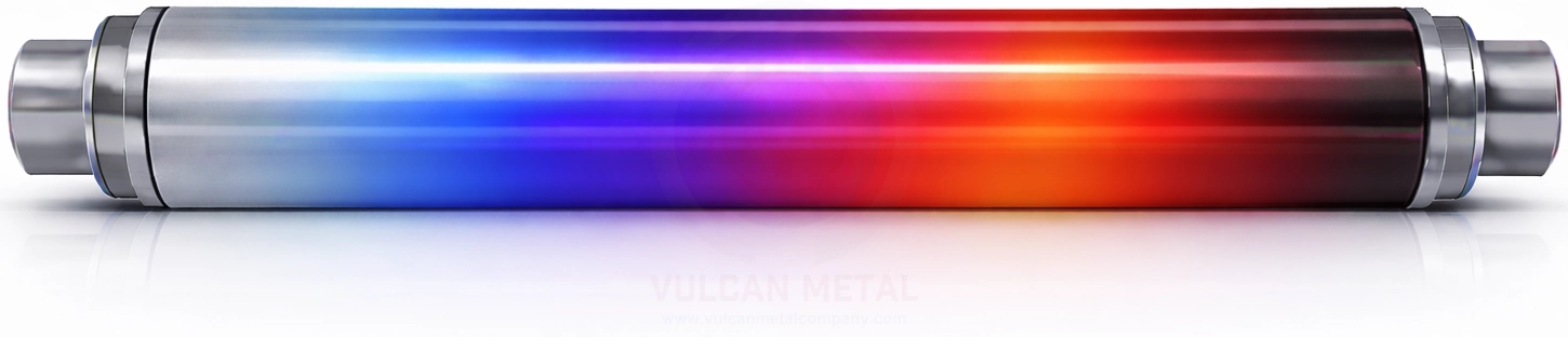 A large rolling mill roll showing forged and cast rolling mill rolls grades and materials