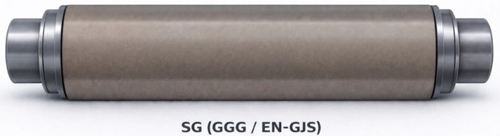SG Iron Roll Core, SG (GGG / EN-GJS)