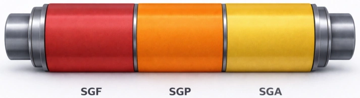 SG Iron Rolling Mill Rolls, SGF, SGP and SGA