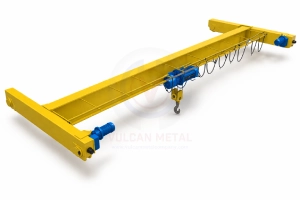 single girder overhead crane for light duty rolling mill handling