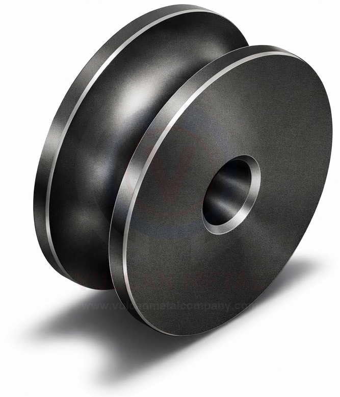 titanium carbide guide roller for high wear rolling mill guide applications